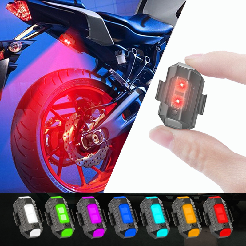 أضواء دراجة نارية الطائرة بدون - مراجعة Drone Strobe Light وسعره