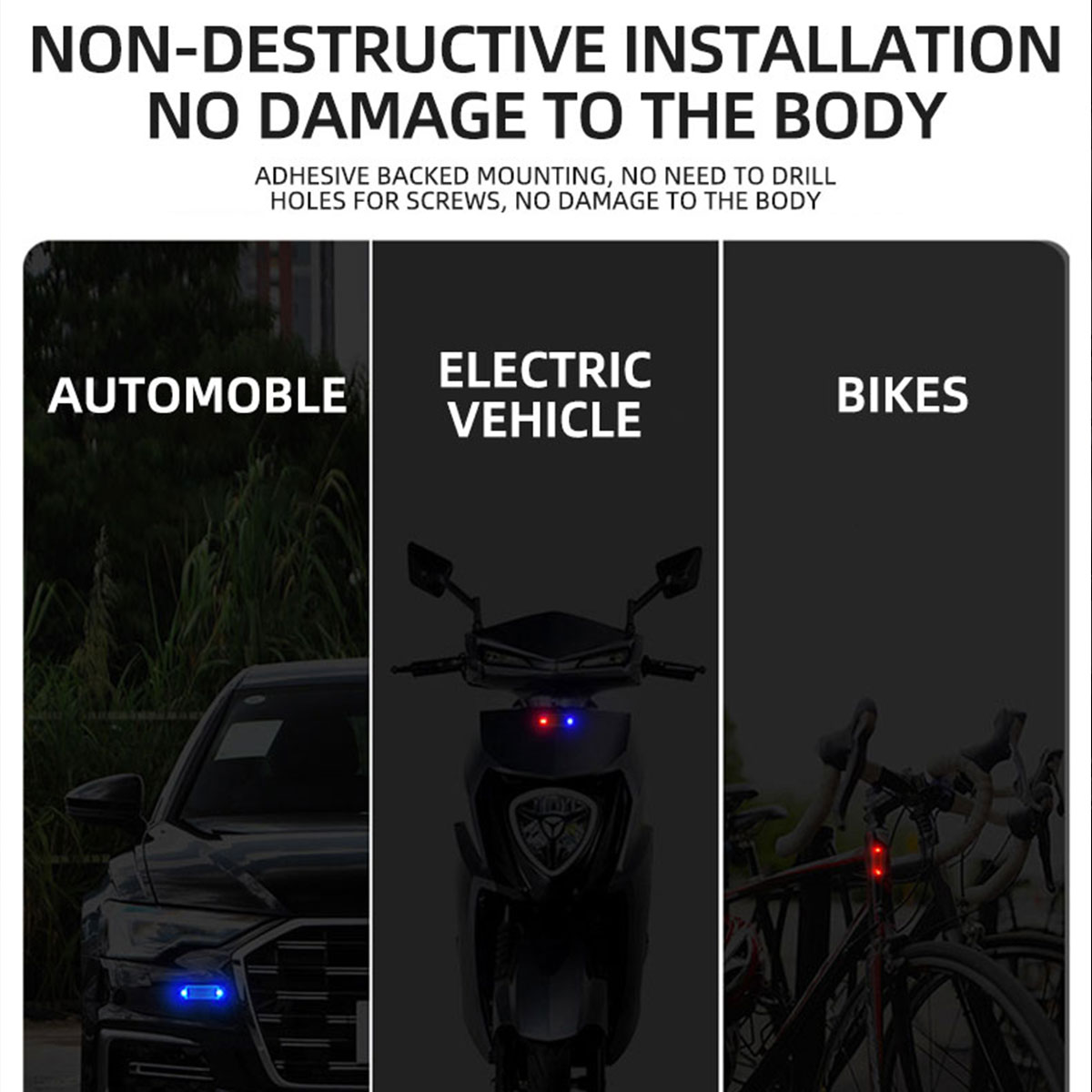 الطاقة الشمسية مكافحة سرقة إنذ - مراجعة Drone Strobe Light وسعره