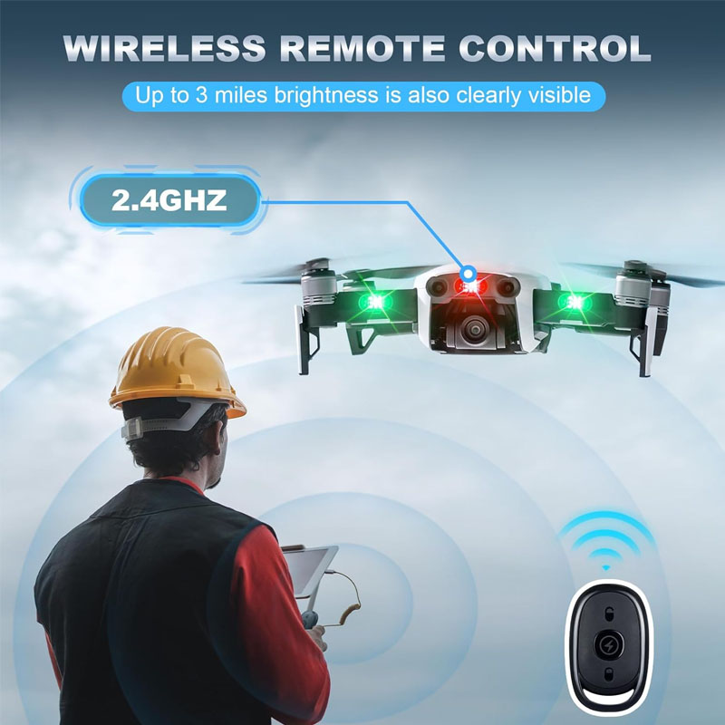 لاسلكي LED الطائرة بدون طيار ض - مراجعة Drone Beacon Light وسعره