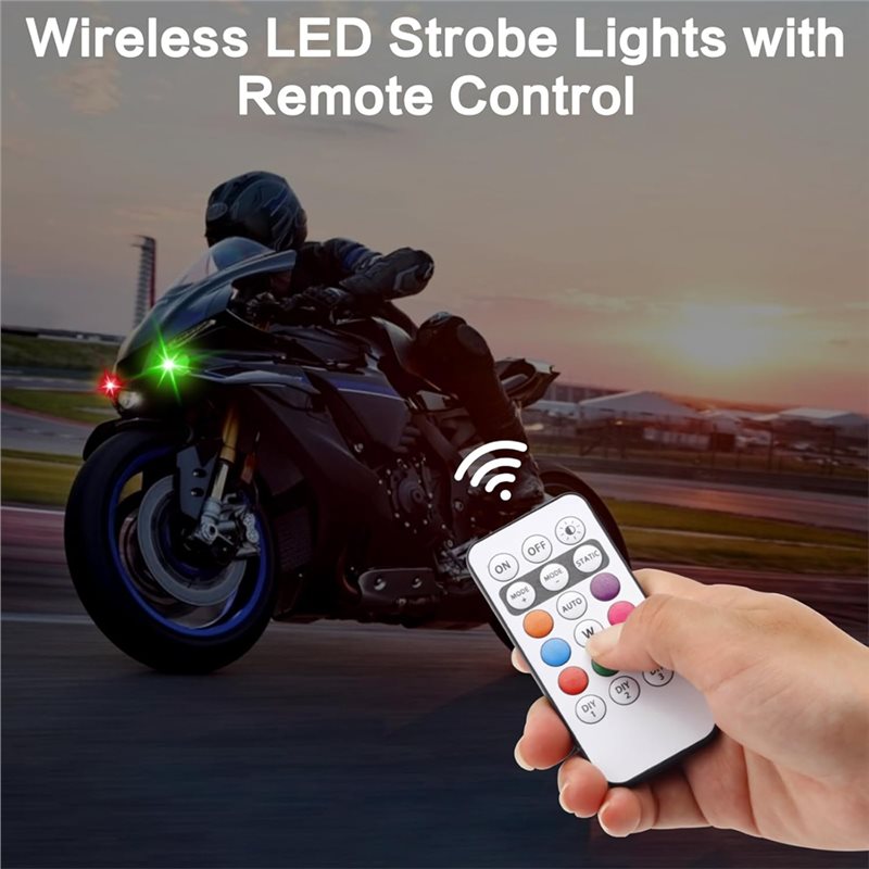 مجموعة أضواء LED لاسلكية متعدد - مراجعة Drone Strobe Light وسعره