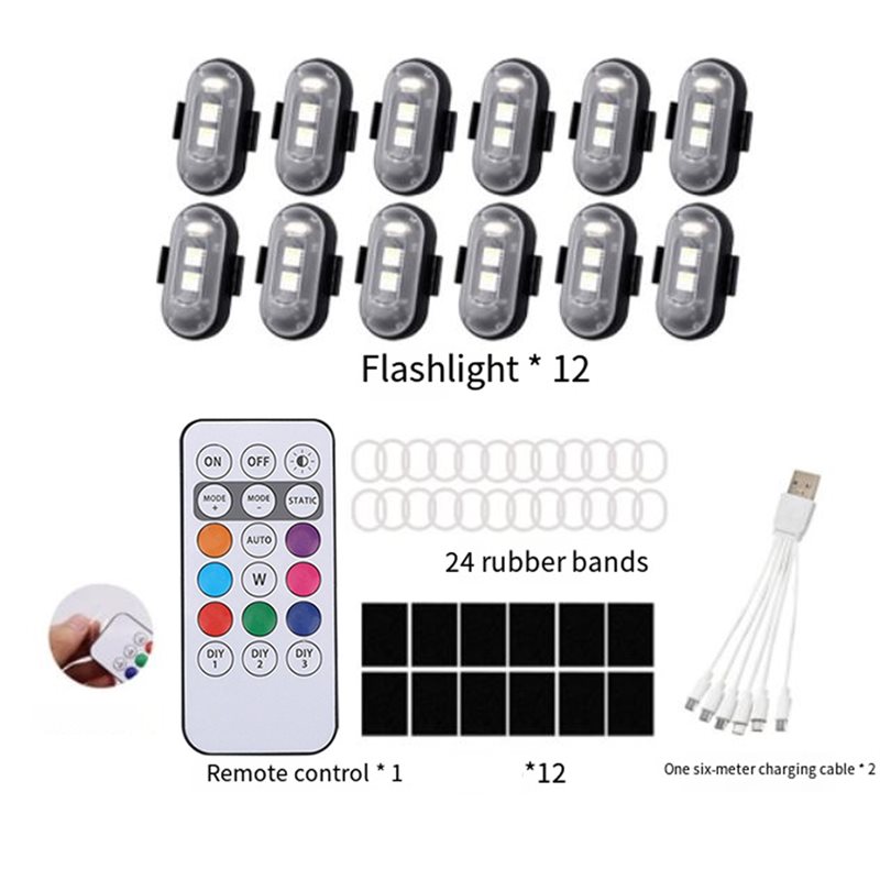 مجموعة أضواء LED لاسلكية متعدد - مراجعة Drone Strobe Light وسعره