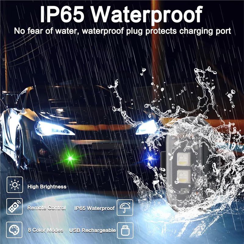 مجموعة أضواء LED لاسلكية متعدد - مراجعة Drone Strobe Light وسعره